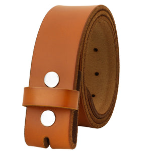 Falari Replacement Genuine Leather Belt Strap 1.5" Wide
