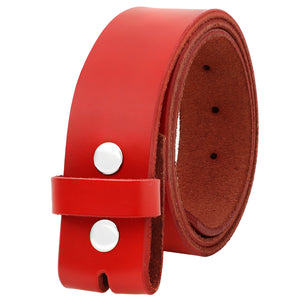 Falari Replacement Genuine Leather Belt Strap 1.5" Wide