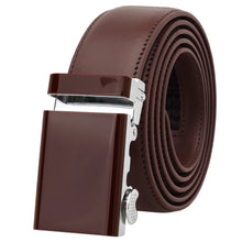 Load image into Gallery viewer, Falari Men Unisex Genuine Leather Ratchet Dress Belt Automatic Sliding Buckle - 20 Variety Colors - Trim to Fit (8168)