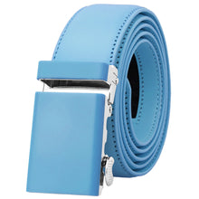 Load image into Gallery viewer, Falari Men Unisex Genuine Leather Ratchet Dress Belt Automatic Sliding Buckle - 20 Variety Colors - Trim to Fit (8168)