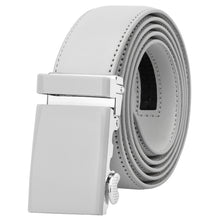 Load image into Gallery viewer, Falari Men Unisex Genuine Leather Ratchet Dress Belt Automatic Sliding Buckle - 20 Variety Colors - Trim to Fit (8168)