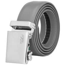 Load image into Gallery viewer, Falari Men Unisex Genuine Leather Ratchet Dress Belt Automatic Sliding Buckle