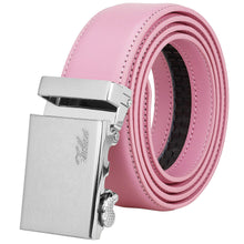 Load image into Gallery viewer, Falari Men Unisex Genuine Leather Ratchet Dress Belt Automatic Sliding Buckle
