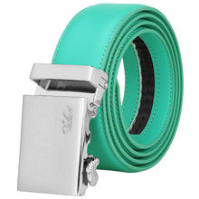 Load image into Gallery viewer, Falari Men Unisex Genuine Leather Ratchet Dress Belt Automatic Sliding Buckle