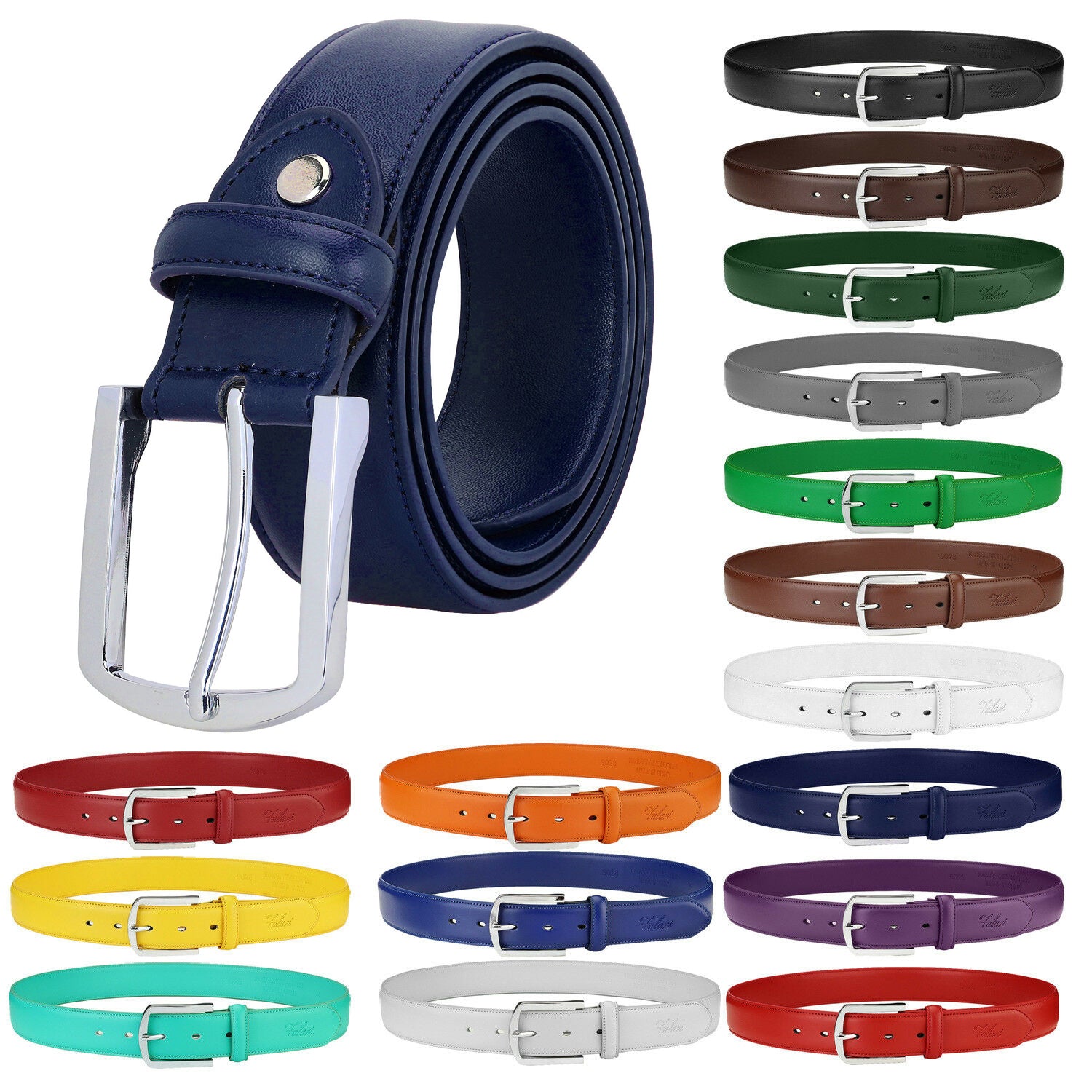 Falari Men Genuine Leather Casual Dress Belt With Single  display picture 1
