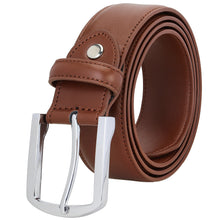 Load image into Gallery viewer, Falari Men Genuine Leather Casual Dress Belt With Single Prong Buckle 9028-Part 1