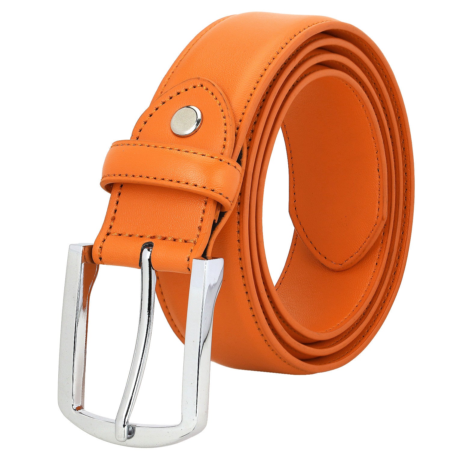 Hi-Tie Orange Leather Mens Belts Designer Automatic Buckle Ratchet  Waistband Belt for Men Cowboy Student Boy Dress Jeans Wedding - AliExpress