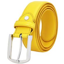Load image into Gallery viewer, Falari Men Genuine Leather Casual Dress Belt With Single Prong Buckle 9028-Part 2