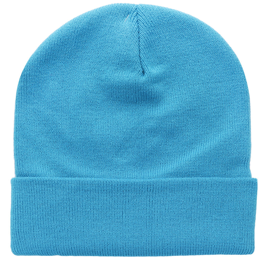 Knitted Beanie Hat - Turquoise