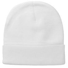 Load image into Gallery viewer, Knitted Beanie Hat - White