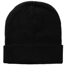 Load image into Gallery viewer, Knitted Beanie Hat - Black