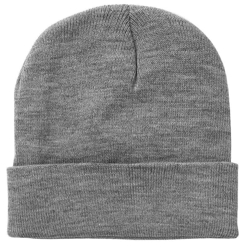 Knitted Beanie Hat - Light Grey