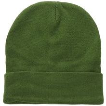 Load image into Gallery viewer, Knitted Beanie Hat - Army Green